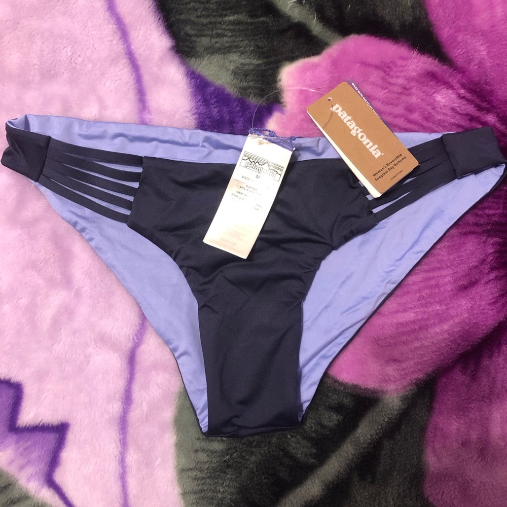 Patagonia Reversible Seaglass Bay Bikini Bottoms
